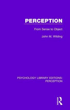 John M. Wilding - Perception, Inbunden
