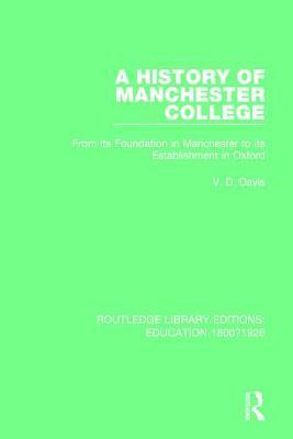bokomslag History of Manchester College