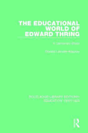 Educational World of Edward Thring