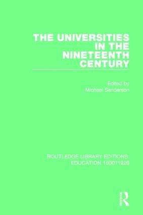 The Universities in the Nineteenth Century 1