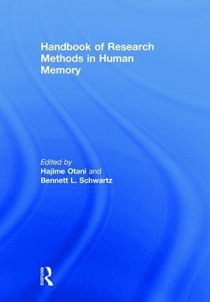 Handbook of Research Methods in Human Memory 1