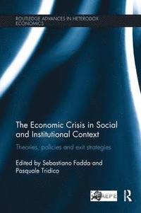 bokomslag The Economic Crisis in Social and Institutional Context