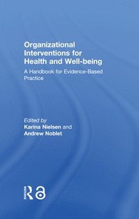 bokomslag Organizational Interventions for Health and Well-being