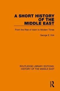 bokomslag A Short History of the Middle East