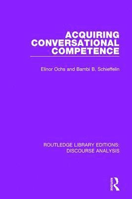 Acquiring conversational competence 1