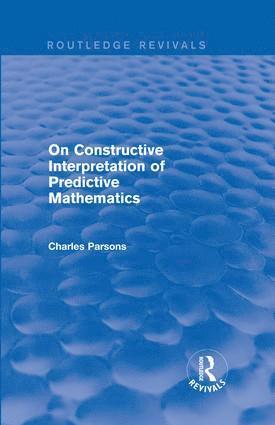 On Constructive Interpretation of Predictive Mathematics (1990)