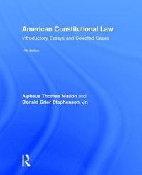 bokomslag American Constitutional Law