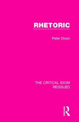 Peter Dixon - Rhetoric, Inbunden