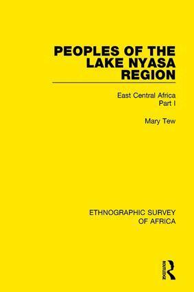 Mary Tew - Peoples of the Lake Nyasa Region, Häftad