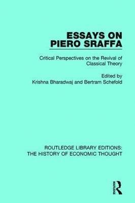 Essays on Piero Sraffa 1