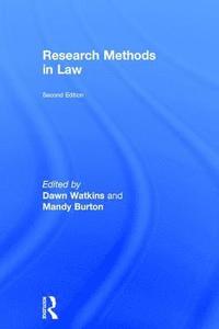 bokomslag Research Methods in Law