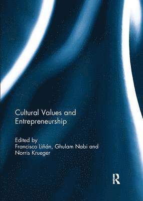 Cultural Values and Entrepreneurship 1