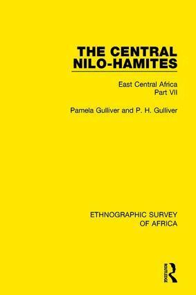 Pamela Gulliver, P. H. Gulliver - Central Nilo-Hamites, Inbunden