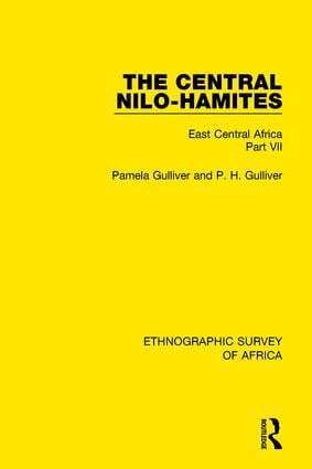 Pamela Gulliver, P. H. Gulliver - Central Nilo-Hamites, Häftad