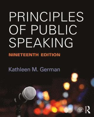 bokomslag Principles of Public Speaking