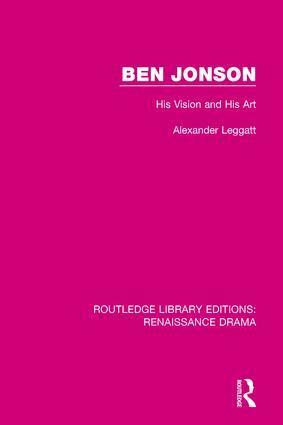Alexander Leggatt - Ben Jonson, Häftad