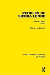 bokomslag Peoples of Sierra Leone