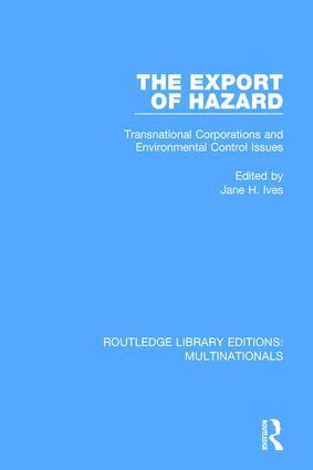 Jane H. Ives - Export of Hazard, Inbunden