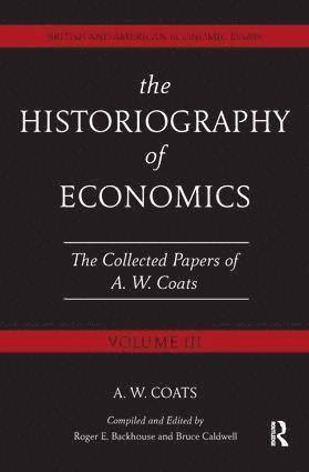 The Historiography of Economics 1