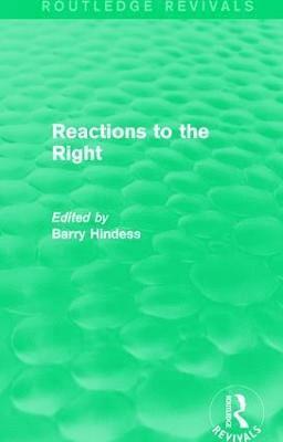 bokomslag Routledge Revivals: Reactions to the Right (1990)