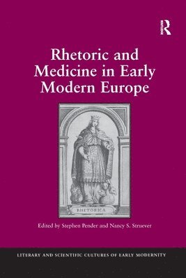 Rhetoric and Medicine in Early Modern Europe 1
