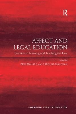 Caroline Maughan, Paul Maharg - Affect and Legal Education, Häftad
