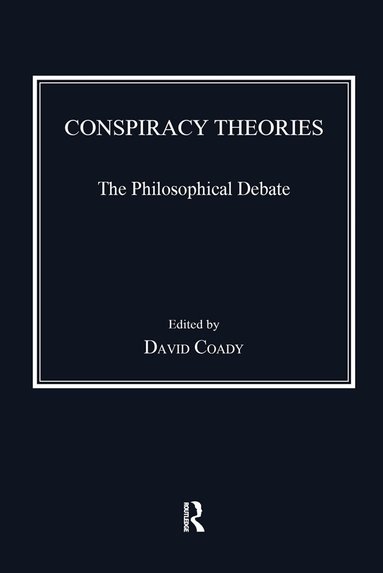 David Coady - Conspiracy Theories, Häftad