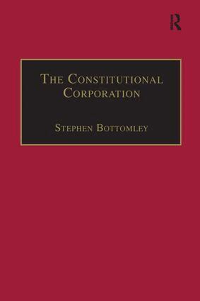 Stephen Bottomley - Constitutional Corporation, Häftad