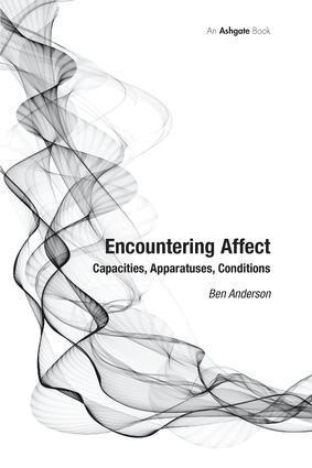 Ben Anderson - Encountering Affect, Häftad