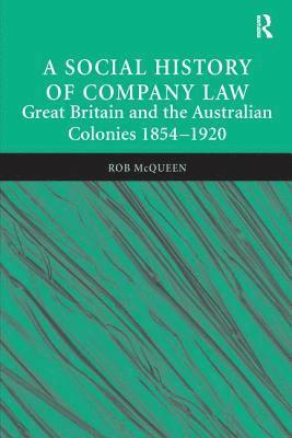 bokomslag Social History of Company Law