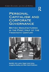 bokomslag Personal Capitalism and Corporate Governance