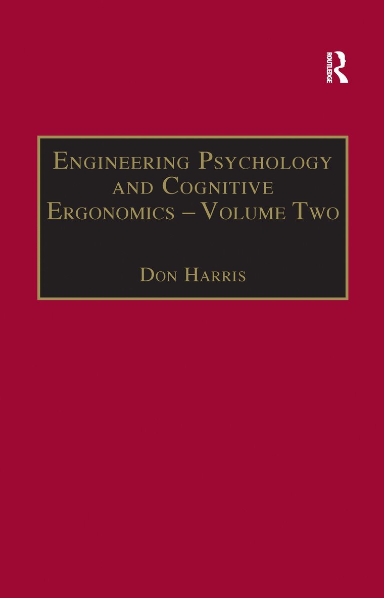 Don Harris - Engineering Psychology and Cognitive Ergonomics, Häftad