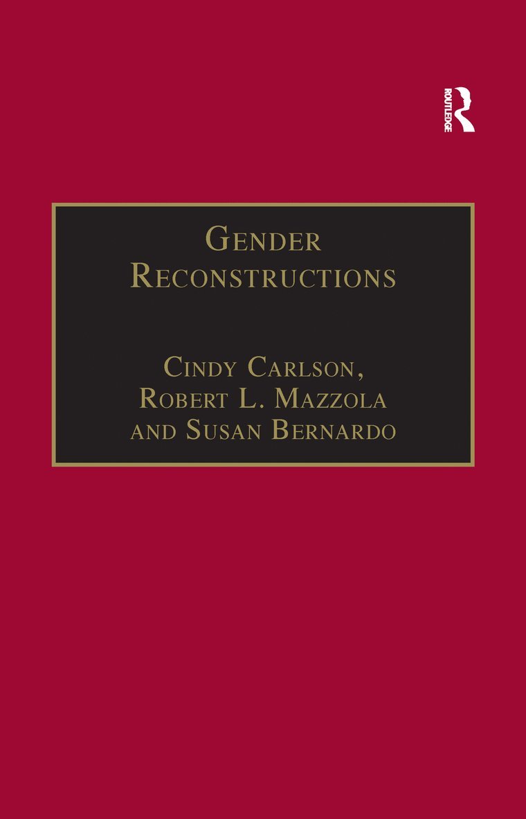 Cindy Carlson, Robert L. Mazzola - Gender Reconstructions, Häftad
