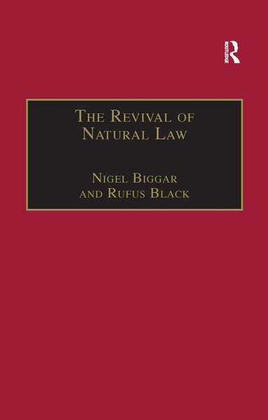 Nigel Biggar, Rufus Black - Revival of Natural Law, Häftad