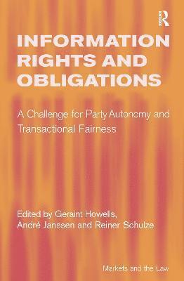 Information Rights and Obligations 1