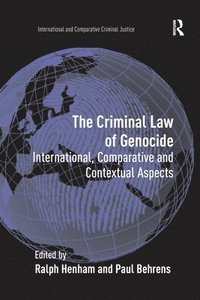 bokomslag The Criminal Law of Genocide