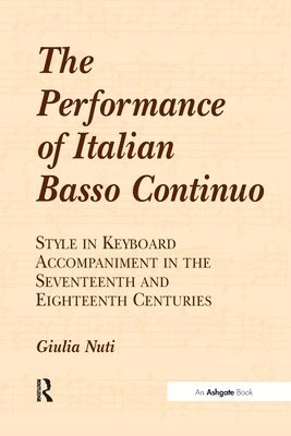 The Performance of Italian Basso Continuo 1