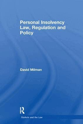 David Milman - Personal Insolvency Law, Regulation and Policy, Häftad