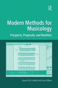 bokomslag Modern Methods for Musicology