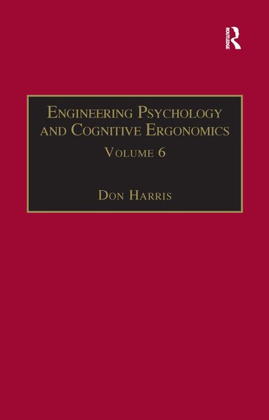 Don Harris - Engineering Psychology and Cognitive Ergonomics, Häftad