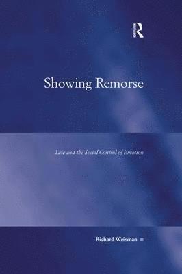 bokomslag Showing Remorse