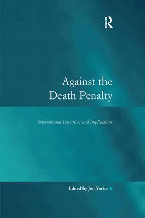Jon Yorke - Against the Death Penalty, Häftad