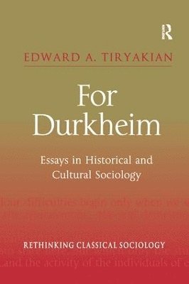 For Durkheim 1