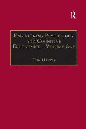 Don Harris - Engineering Psychology and Cognitive Ergonomics, Häftad
