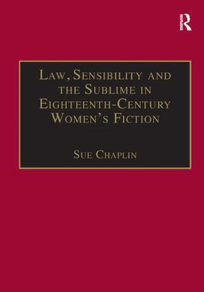 Sue Chaplin - Law, Sensibility and the Sublime in Eighteenth-Century Women's Fiction, Häftad