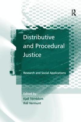 bokomslag Distributive and Procedural Justice