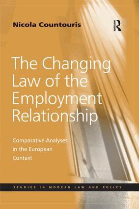 Nicola Countouris - Changing Law of the Employment Relationship, Häftad