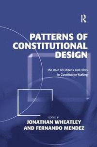 bokomslag Patterns of Constitutional Design