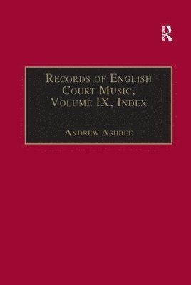 Records of English Court Music 1