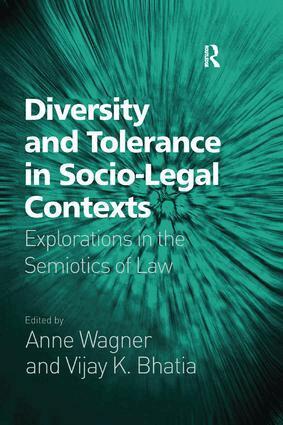 Vijay K. Bhatia, Anne Wagner - Diversity and Tolerance in Socio-Legal Contexts, Häftad